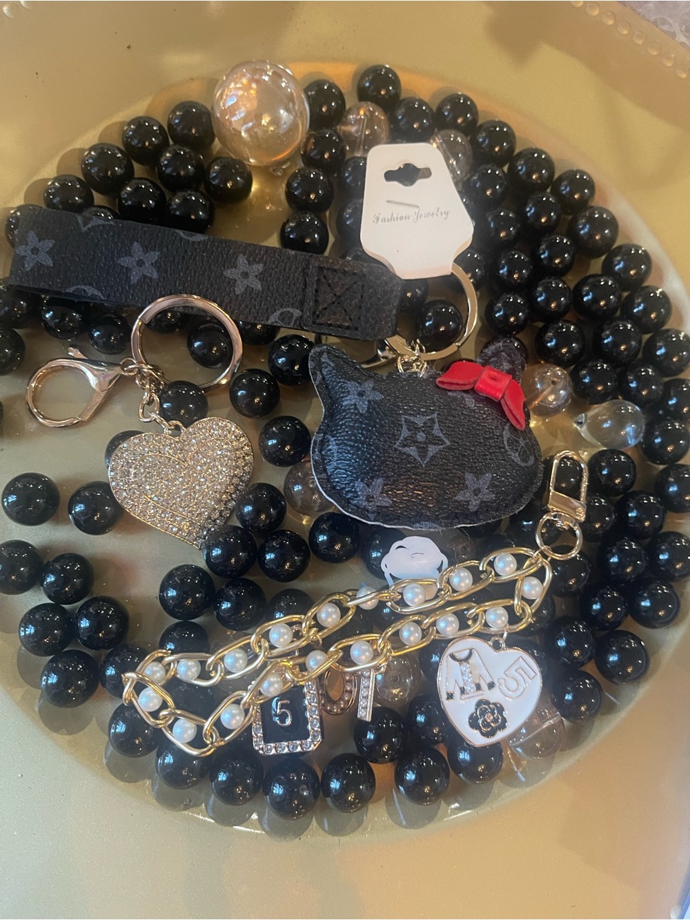 Fashion Key Chain/Zipper pull/Bag Charm Bundle NWT